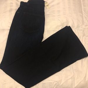 Express Jeans Slim Flare High Rose Stretch Jeans